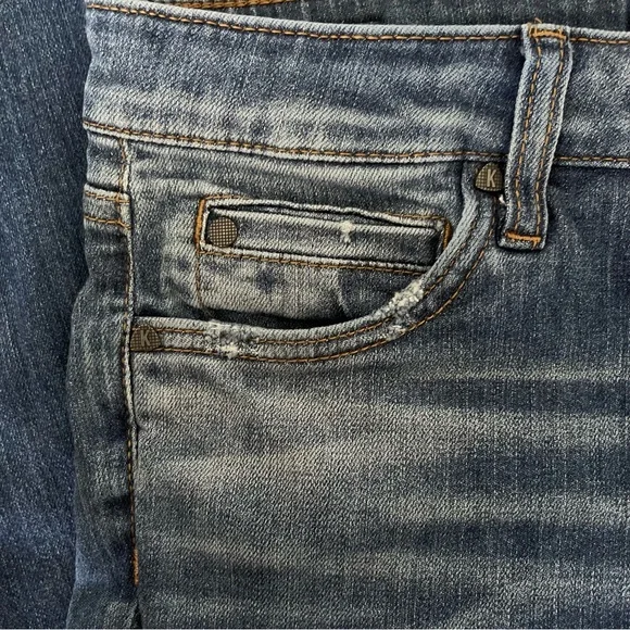 Kut from the Kloth Catherine Fab Ab High Rise Boyfriend Jeans Stretch Denim - Picture 12 of 16